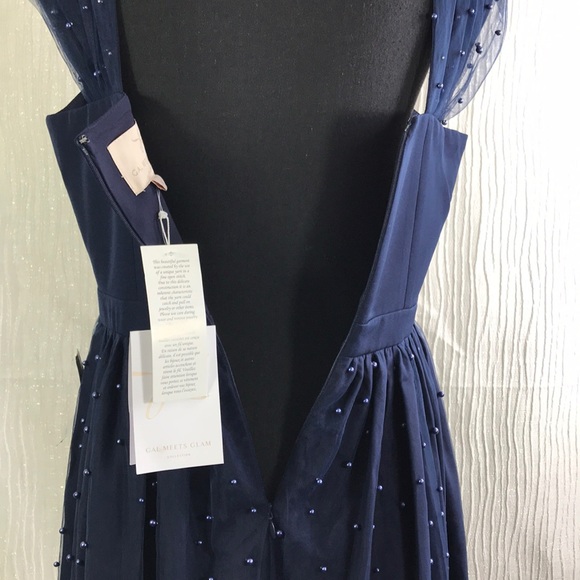 GAL MEETS GLAM Delores Vintage Pearl Dress - Picture 6 of 8